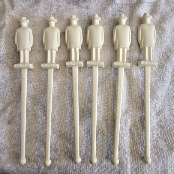 Lot of 6 Jack Daniels Swizzle Sticks Hard Plastic - Picture 6 of 10